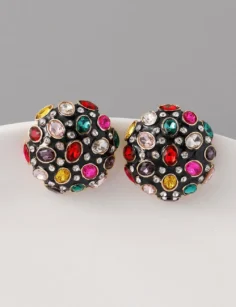 Prism Dome Studs – Black