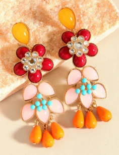 Wholesale Stone Drop Earrings 001