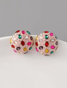 Prism Dome Studs – Cream