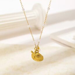 316L Stainless Steel Waterproof Statement Pendant Necklace for Women